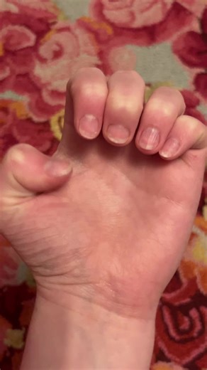 They are kinda beat up from school#blue#green#sparkle #fypシ #nails #school #boring