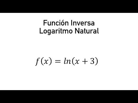 Función inversa Logaritmo Natural (1.5.25)