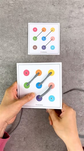 Lacing Pattern Matching Activity #lacingactivity #patternmatching #finemotorskills