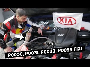 KIA OPTIMA CODE P0030 P0031 P0032 P0053 OXYGEN SENSOR BANK 1 SENSOR 1 FIX