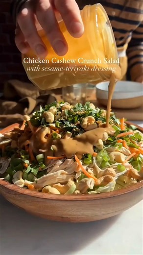 This Crunchy Chicken Salad Is Taking Over My Meal Prep 😮‍🔥#shorts