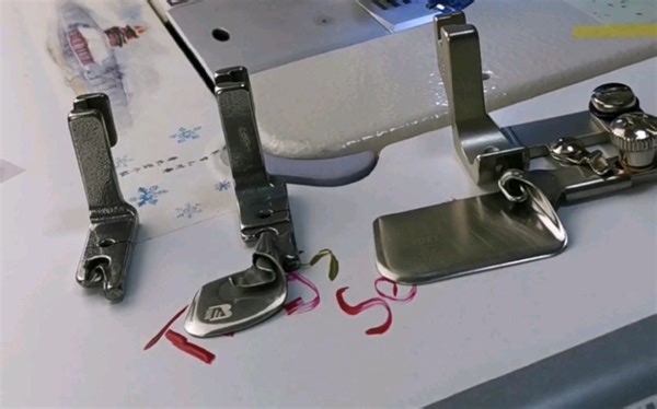 【Tracy's sewing】工业缝纫机卷边压脚的使用