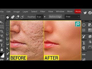 How to smooth face in photopea | photopea Face smooth Editing || Photoshop on smartphone