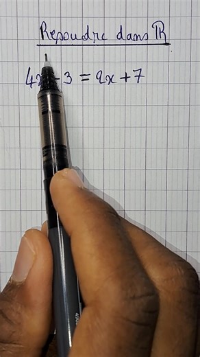 Résolution d'équation dans R #coursenligne #mathématiques #bepc2026 #coursdappuisomé