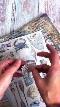 Journal page tutorial by by ‪@sarabelilla‬ using our Silent Sea collection #diy #crafting