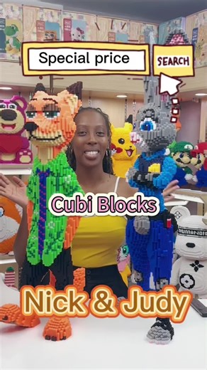 Nick and Judy are waiting for you, take them to your home🫶#buildingblocks #cubi #tiktokmademebuyit #cartoon