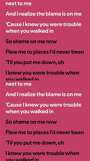 @Taylor Swift #taylor #red #swifty #iknewyouweretrouble #taylorswiftsongs