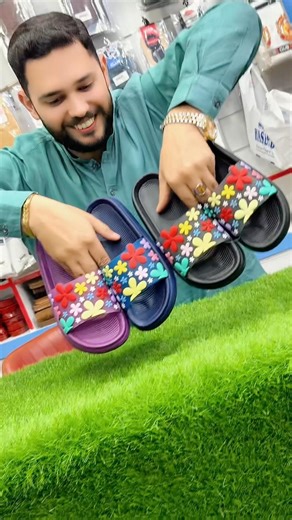 Stylish Ladies Floral Slides | Waterproof Comfortable Ramadan Special Footwear #chakwal