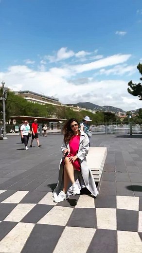 Walking through Masséna like it’s my runway 🎭🎶 #paapi playing, #vibes slaying! | Aastha Gill