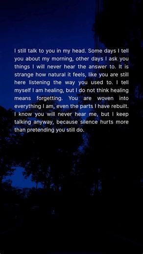 60K views · 1.4K reactions | Even when you are gone, my heart still answers to your name.  #EchoesOfABrokenHeart #TalkingToYou #StillHere #Heartache | Echoes of a Broken Heart | Facebook