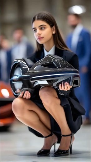 She Tests the First AI Hoverboard Anti-Gravity Prototype #Hoverboard #AntiGravity | AI Robot Lab | Facebook