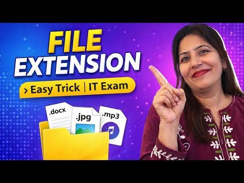 File Extension Explained | Types of File Extension | Class 9/10/11/12 IT@ITKiPathshala-y9m