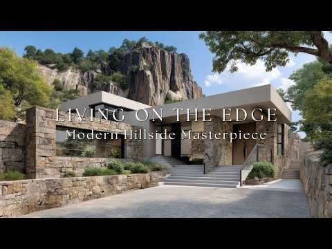 Modern Minimalist Hillside Retreat | Where Architecture Meets the Horizon