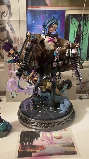Opening the arcane campaign jinx 1/7 scale figure #arcanejinx #leagueoflegends #jinx #jinxfigure #figurecollector
