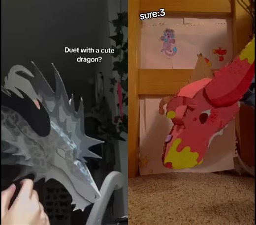 Duet Performance with Dragon Puppet