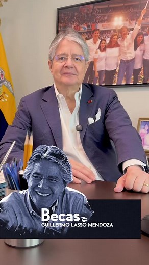 Hoy renovamos un compromiso que trasciende cargos y momentos: creer en los jóvenes ecuatorianos. Me enorgullece compartir con ustedes el lanzamiento oficial de la segunda edición del Programa de Becas GLM para maestrías internacionales. Esta es tu oportunidad. Postula hasta el 20 de abril en www.guillermolasso.ec. #BecasGLM2026