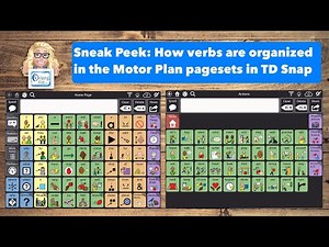 Sneak Peek: How verbs are organized in Motor Plan 30 & Motor Plan 66 in TD Snap