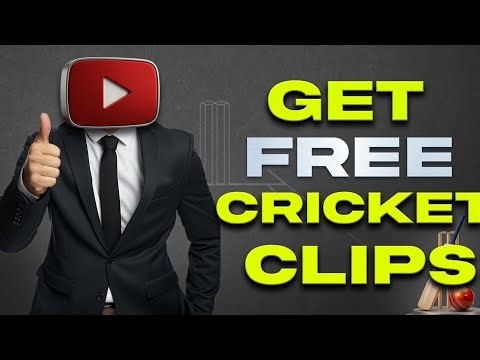 🚀 Free Cricket Clips for YouTube Videos | No Copyright & Monetizable