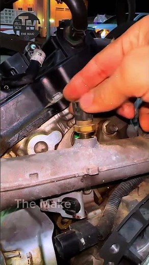 Engine coolant temperature sensor fix #automobile #carrestorationproject #carpart