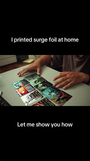 DIY MTG Proxy: Printing Foil Cards at Home