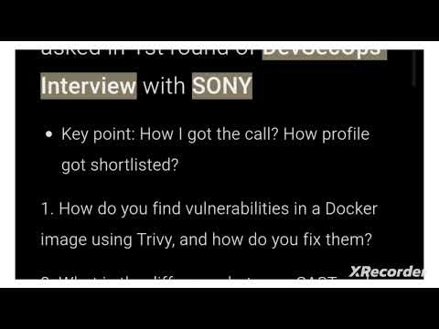 DevSecOps Engineer interview 1st round #DevSecOpsInterviewexperience #DevSecOpsInterview
