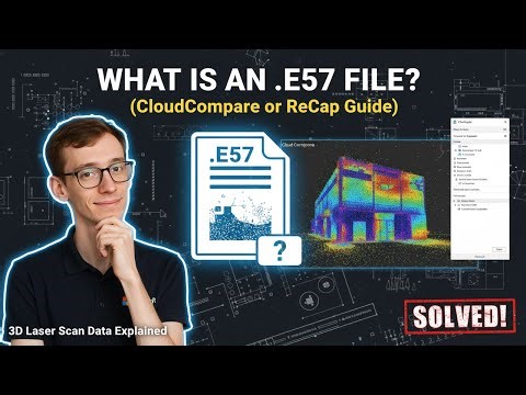 Opening E57 Files (CloudCompare or ReCap)