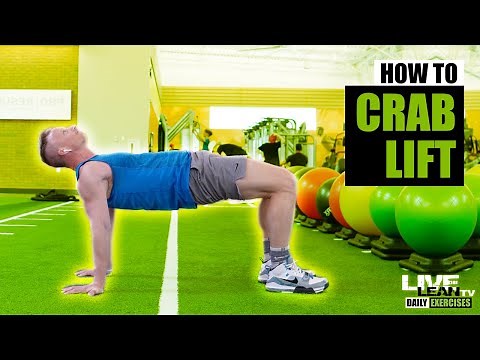 How To Do A CRAB LIFT | Exercise Demonstration Video and Guide