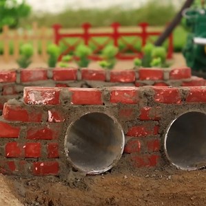 Mini village water pump building #construction #miniatures | Mini Maker