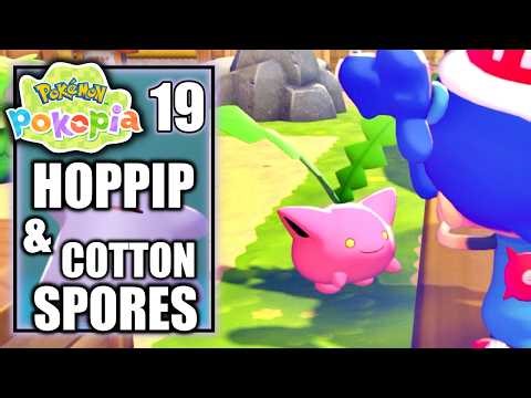Pokemon Pokopia - Where to get Hoppip Pokemon & Cotton Spores - Gameplay Walkthrough Part 19