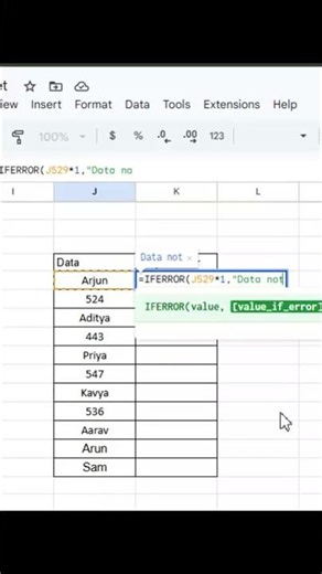 iferror function in excel for fresher 2026 | If | Iferror | Excel