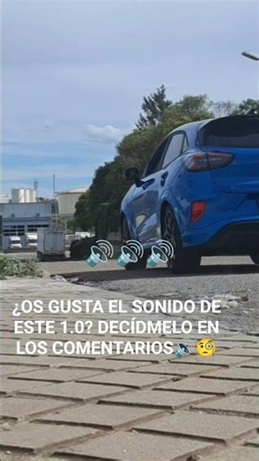 FORD PUMA ST STOCK SOUND!🔊😲 #ford #fordperformance #car #blue #cartok #fordpuma #viral 💙