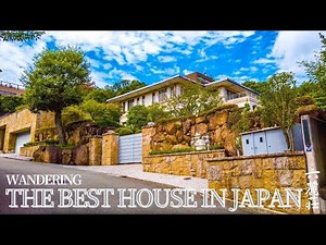 🇯🇵4K Champion of largest house in japan in Rokurokuso - walking tour(六麓荘, 兵庫)