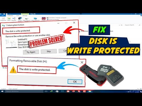 How to Fix Disk Write Protected on USB Flash Drives & Memory Cards |