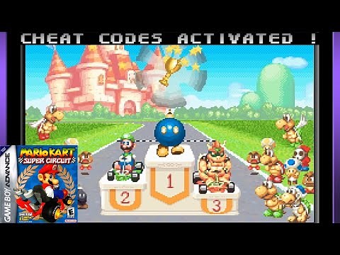 Mario Kart: Super Circuit | GBA | Cheat Codes Activated