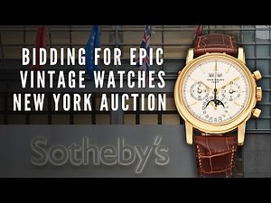 Buying RARE Vintage Watches at Auction