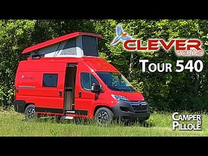 Clever Tour 540: van compatto dal prezzo contenuto, buone dotazioni di serie e fino a 5 posti letto