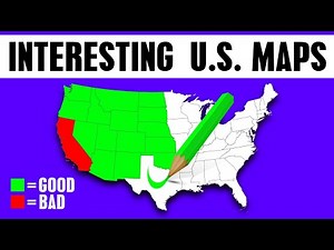 8 Really Interesting U.S. Maps You Need To See! (Satisfying Coloring) #4