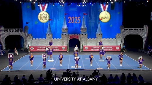 University at Albany [2025 All Girl Division I Finals] 2025 UCA & UDA College Cheerleading & Dance Team National Championship