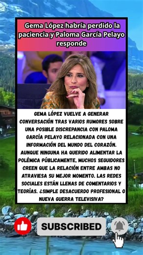 🔥 Gema López habría perdido la paciencia y Paloma García Pelayo responde