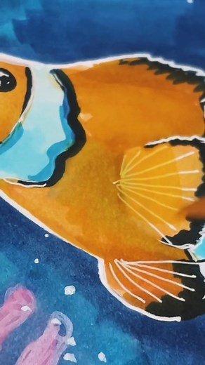 21K views · 1K reactions | How to Draw a Clown Fish李 #fishdrawing #fish #howtodraw #artclass #lifehacks #howto #clownfish #findingnemo #drawingtutorial #arttutorial #reels | CrescentArts | Facebook