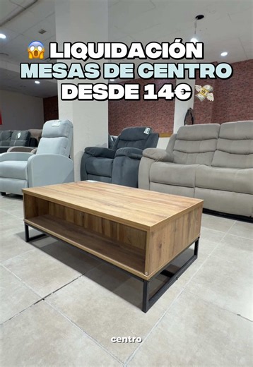 Liquidación de mesas de centro desde 14€ 😳 📍Av. Pérez Galdós, 64 Valencia Centro 🚚 Envíos por España 🛒 Pago en el momento de la entrega 📲 34 640 86 62 29 *Aplica condiciones* #mesas #armarios #ofertas #outlet #tienda