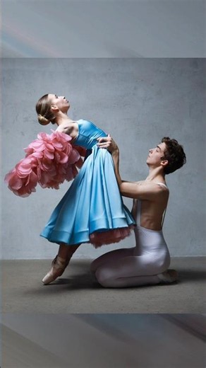 🇺🇦 Model poses for photoshoot📸 Ballet. Models Maria and Danil