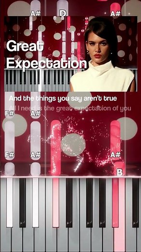 SIENNA SPIRO - Great Expectation | Piano Tutorial with Lyrics