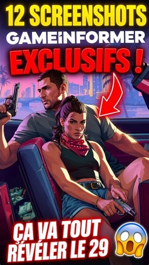 GTA 6: 12 EXCLUSIVE screenshots and 14 pages of details coming on the 29th! #shorts #gta6