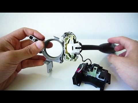 Mercedes Benz Disassemble Turn Signal Combination Switch and Mechanism of Action