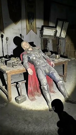 The Abandoned AVENGERS Character Prop Found on a Forgotten Set 💔 #marvel #shorts