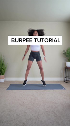 Maybe you hate burpees because youre doing them wrong 🤯 Check out this burpee tutorial before your next workout. Burpees are great for cardio and HIIT but may need to be modified if you need beginner workouts. Burpee modifications are at the end! #burpees #fitnesstips #beginnerworkout #cardioathome #burpeetutorial