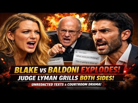 Blake Lively vs Baldoni Explodes Judge Lyman Grills Both Sides Unredacted Texts & Courtroom Drama