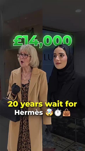 She’s waited 20 years for an Hermès bag, and finally decided to buy one at Love Luxury today 👜✨ would you choose a birkin or kelly? 💙 #FYP #LoveLuxury #Hermèsbags #Luxurybags