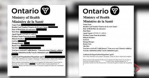 Fact or Fiction: Are fake COVID-19 vaccine cards being used to enter Canada?
